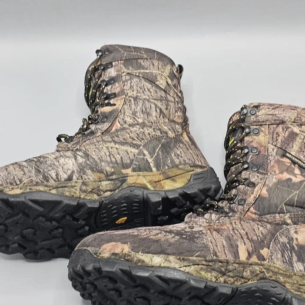 Herman Survivors Hollow Point Camo 600 Gram Thinsulate Waterproof Boots Size 11